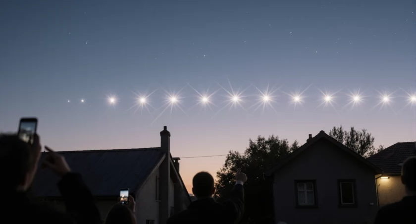 Przelot Starlink: 6 minut na niebie Polski o 17:46