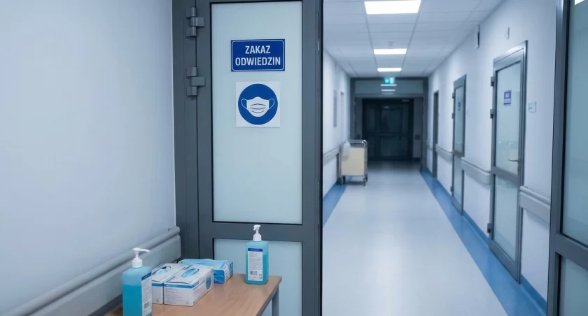 Zakaz odwiedzin w klinikach internistycznych od 20.02.2026