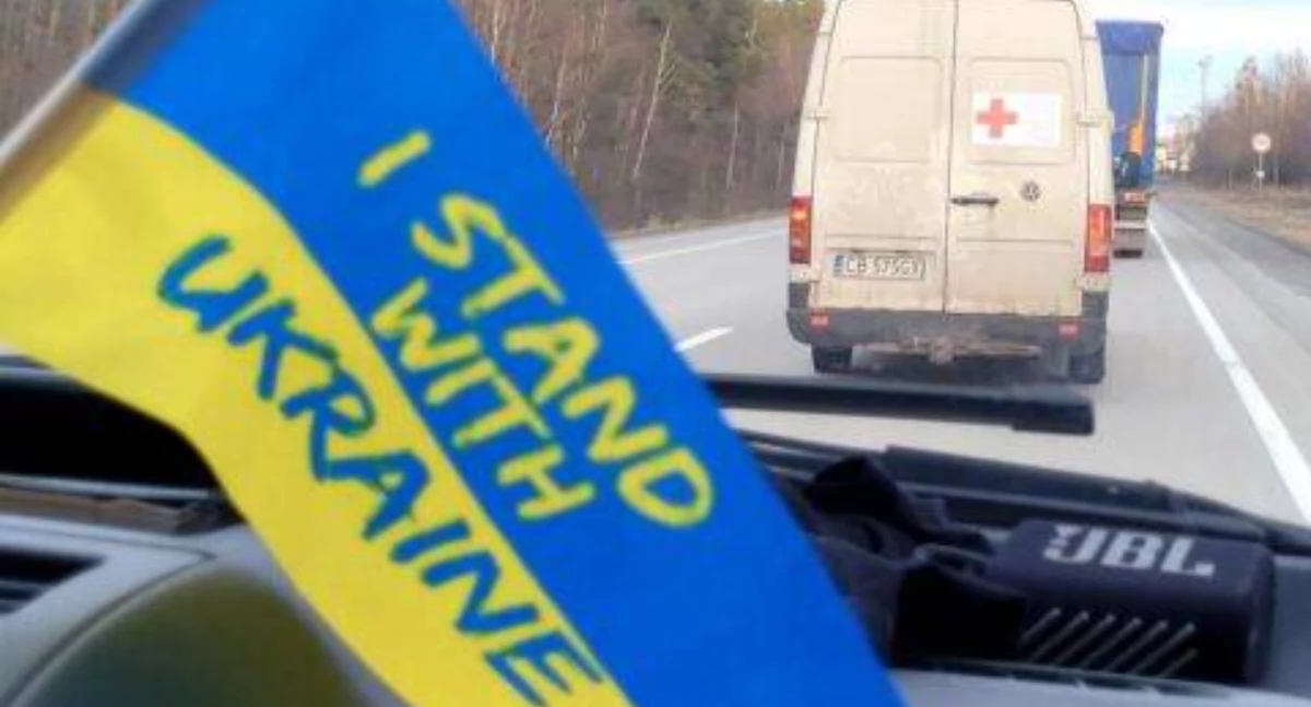 Bydgoszcz solidarna z Ukrainą w Młynach Rothera: 24 lutego