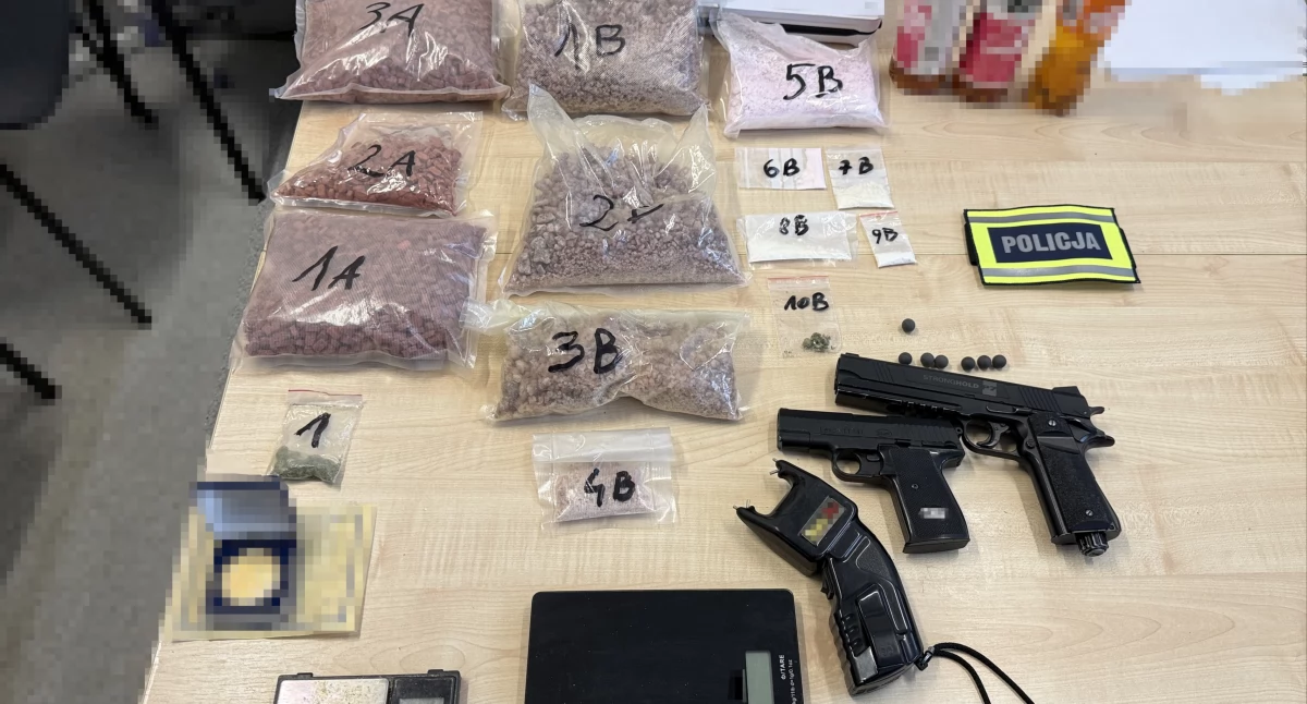 Narkotyki w Toruniu: ponad 6 kg zabezpieczone, dwie osoby w areszcie