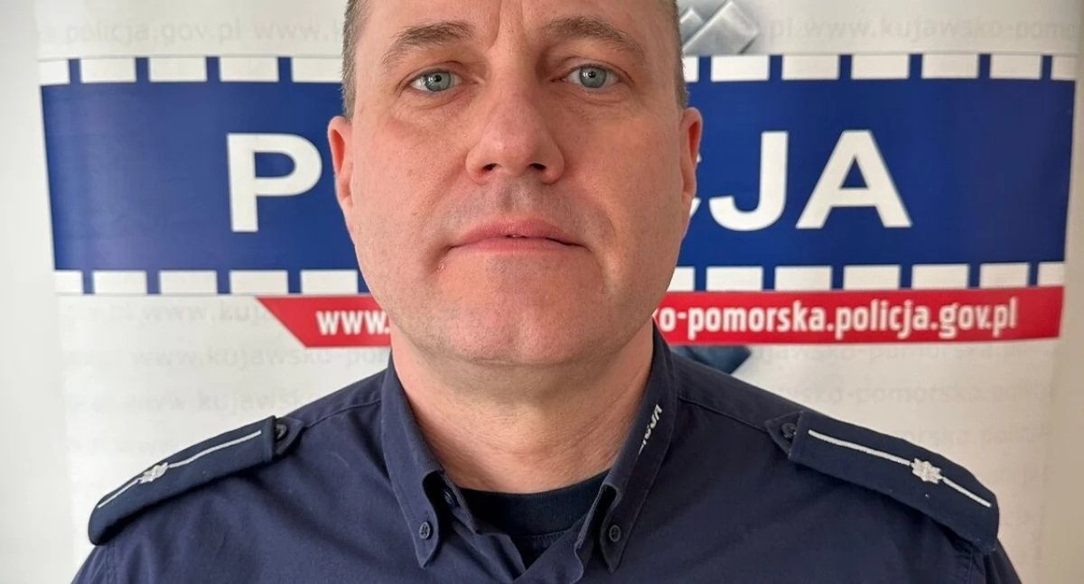 Aspirant z Wąbrzeźna zatrzymał złodzieja po 17:30