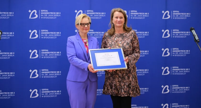 Akredytacja szpitala w Bydgoszczy. Biziel z certyfikatem