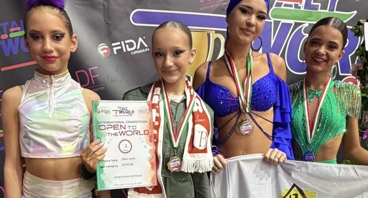 Tancerki z Bydgoszczy z medalami na Italy World Cup