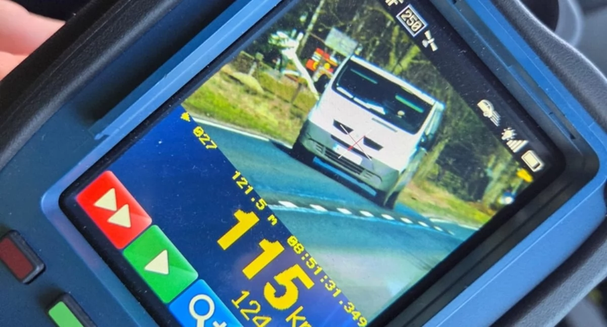 Urszulewo: przekroczenie prędkości 115 km/h. 3 mies. bez prawa jazdy