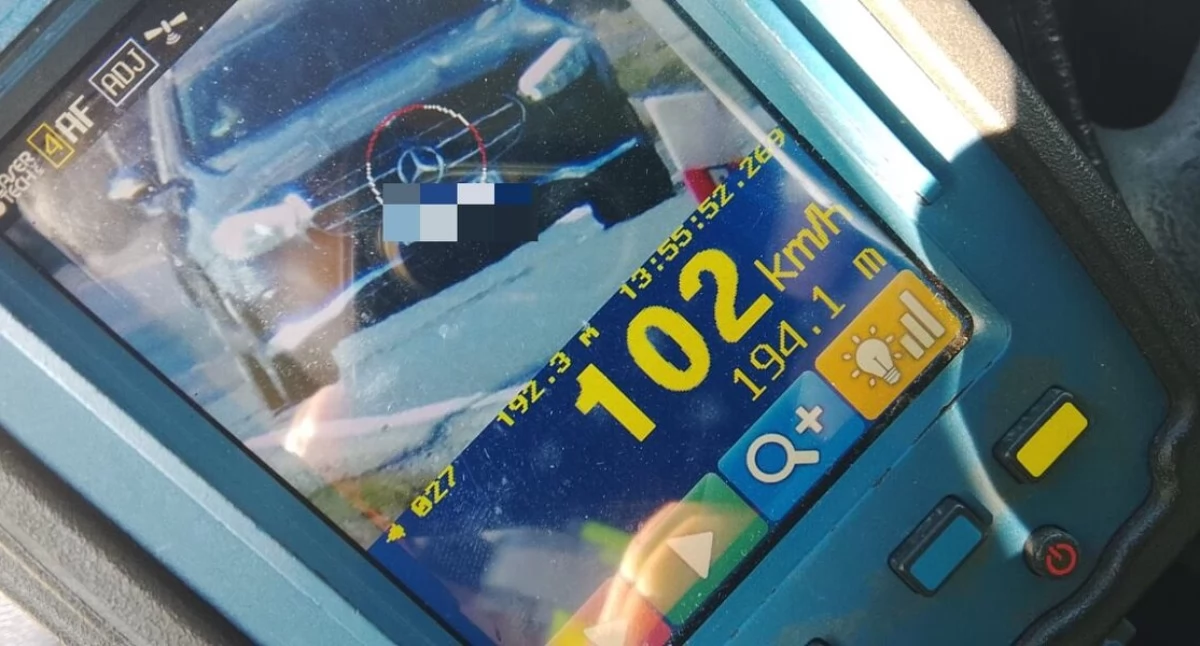 Kontrole prędkości Nowy Zbrachlin: 105 km/h w zabudowanym