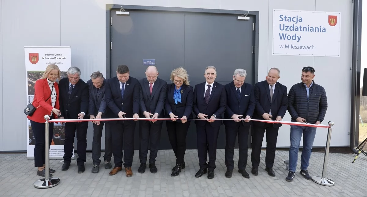 Stacja uzdatniania wody Jabłonowo Pomorskie: Mileszewy ruszyły