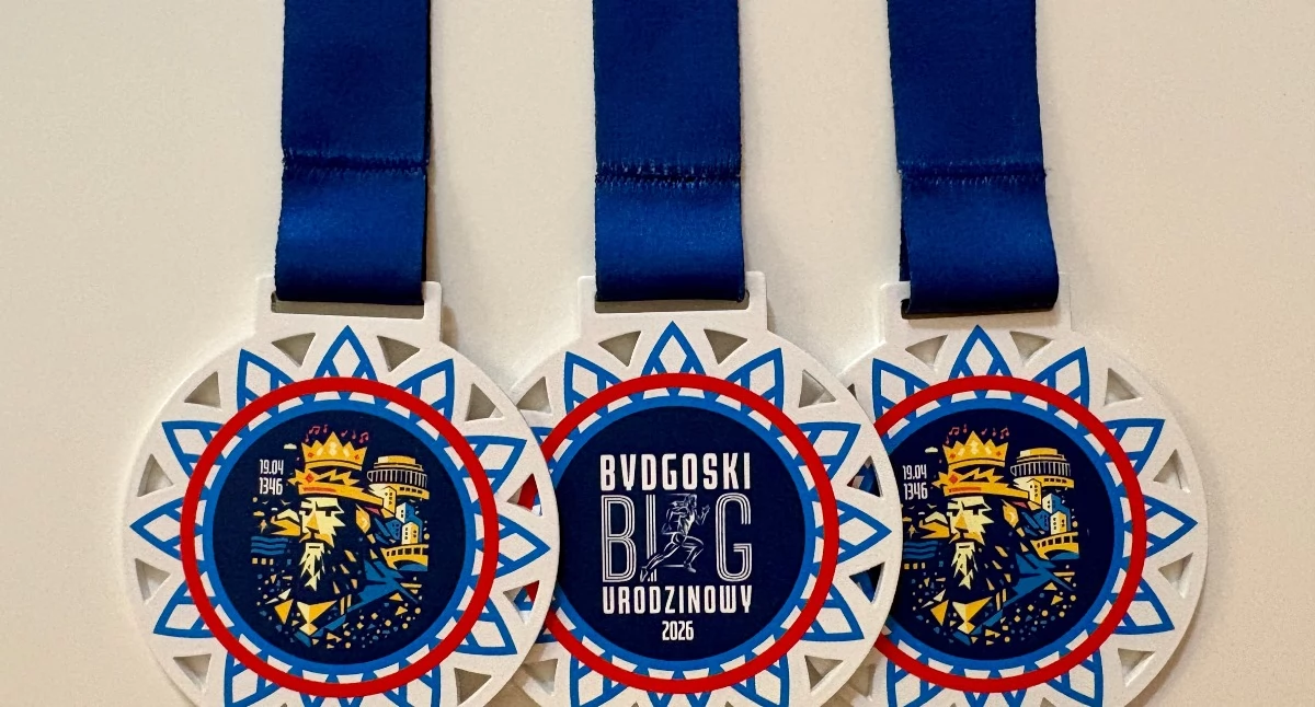 Bydgoski Bieg Urodzinowy w Bydgoszczy: medal 680-lecia