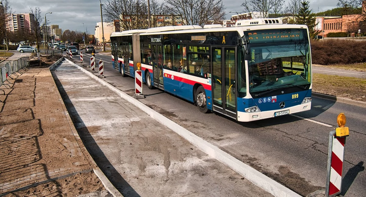 Nowe przystanki autobusowe w Fordonie – finisz prac