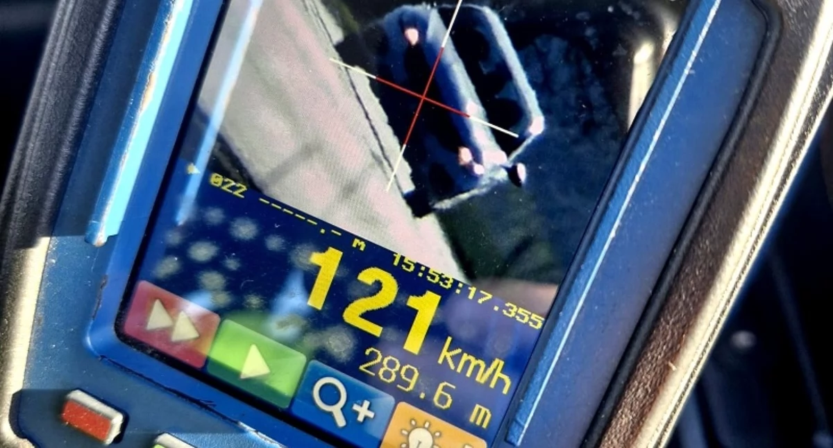 Przekroczenie prędkości w Trzebiełuchu: 121 km/h i 1500 zł