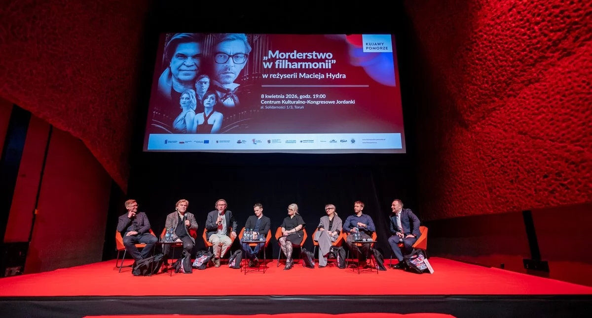 Film Morderstwo w filharmonii Bydgoszcz. Premiera w Toruniu