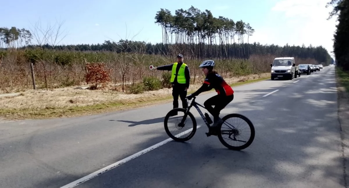 Maraton MTB w Koronowie pod okiem policji. Ruch kierowany