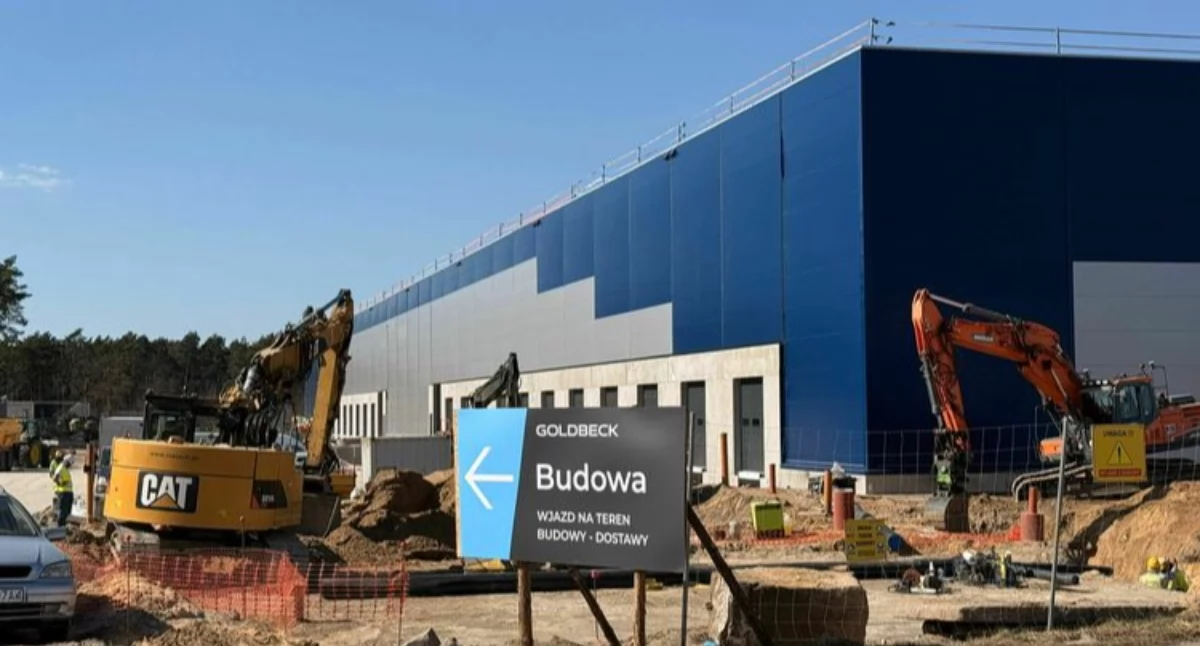 Hala TERG w BPPT w Bydgoszczy: szkielet gotowy, 19 doków