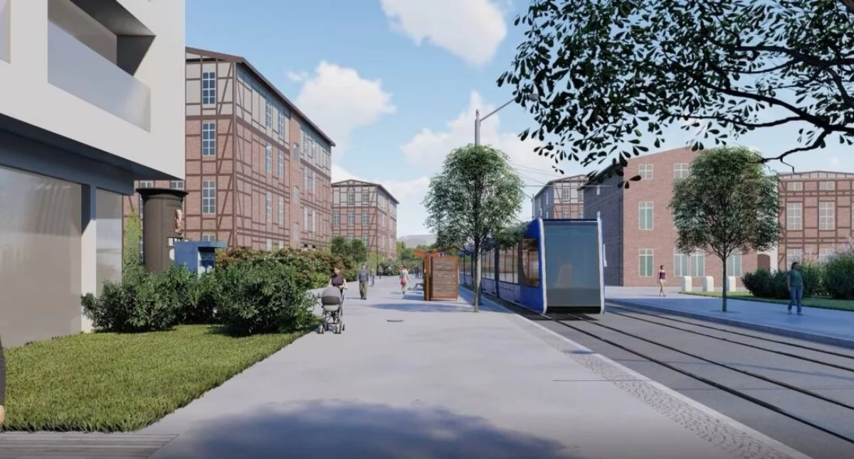 Tramwaj Gdańska–Rycerska. Krótka trasa przez Bocianowo