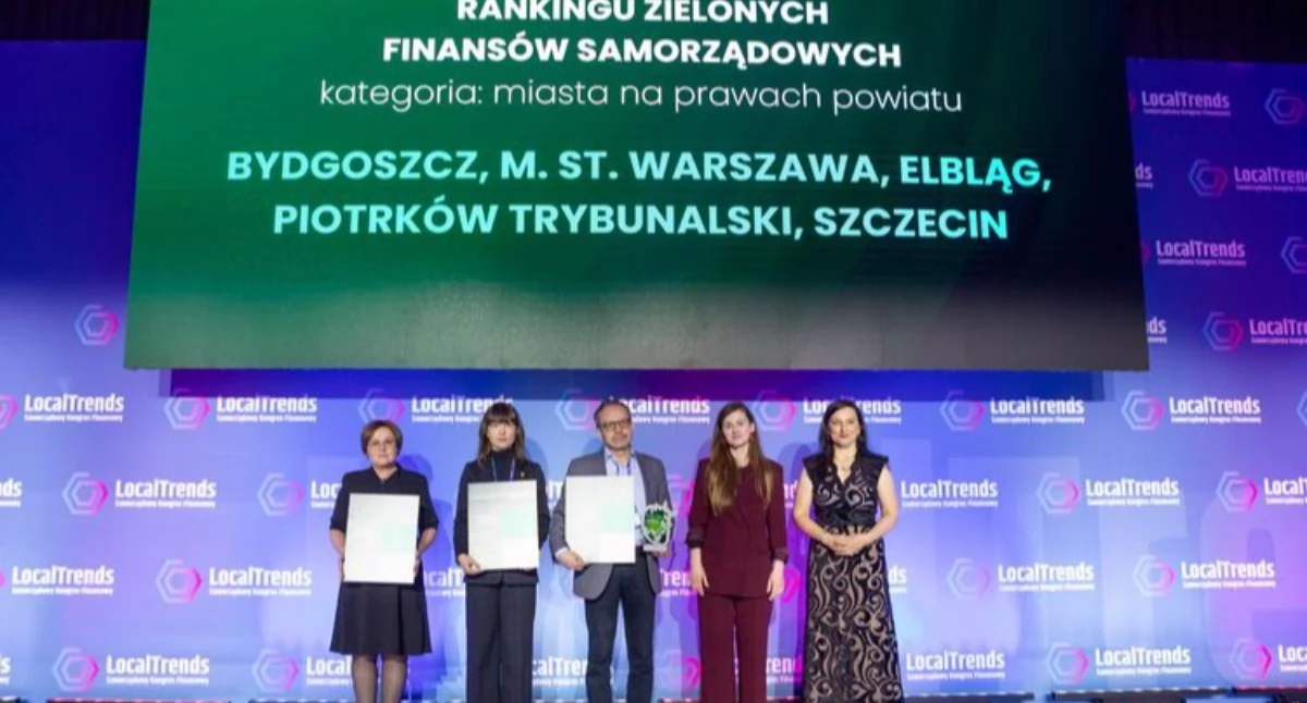 Bydgoszcz wygrywa ranking zielonych finansów w Sopocie