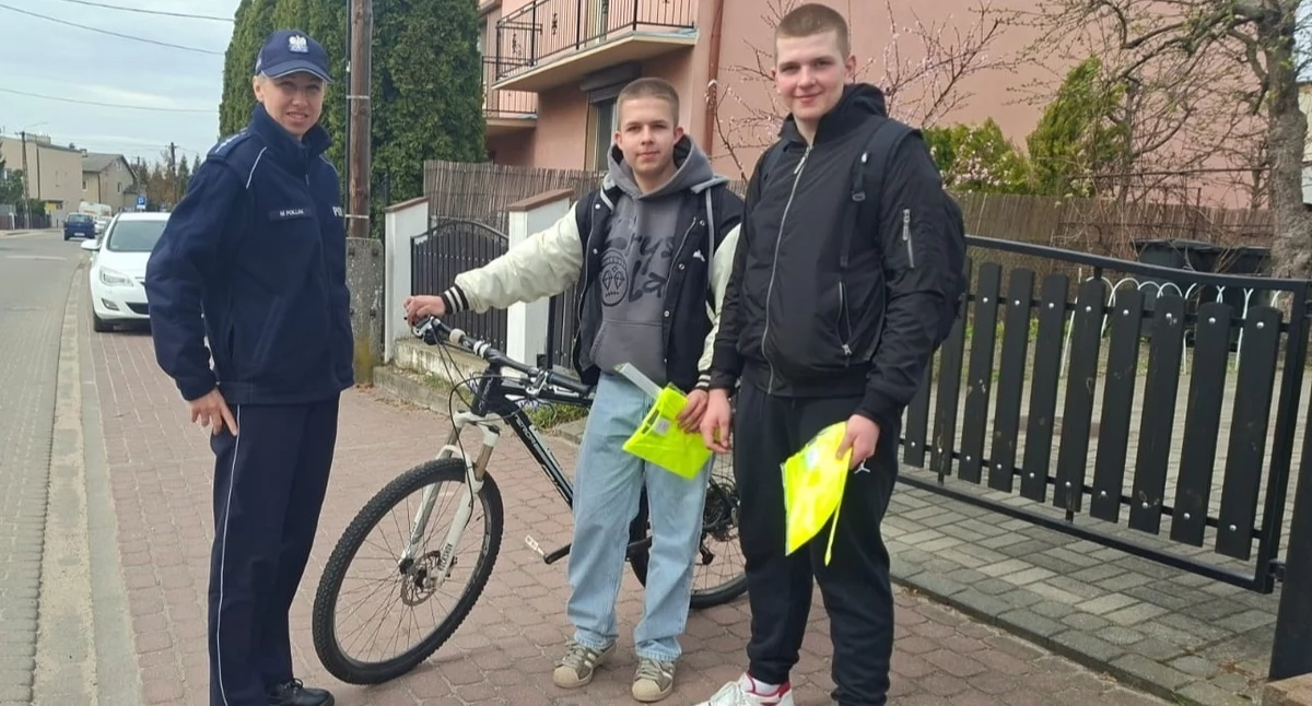 Mogilno: odblaski dla rowerzystów. Widoczni z 120–150 m