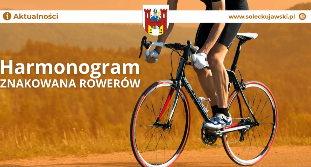 Solec Kujawski: znakowanie rowerów 6 maja przy Toruńskiej 15