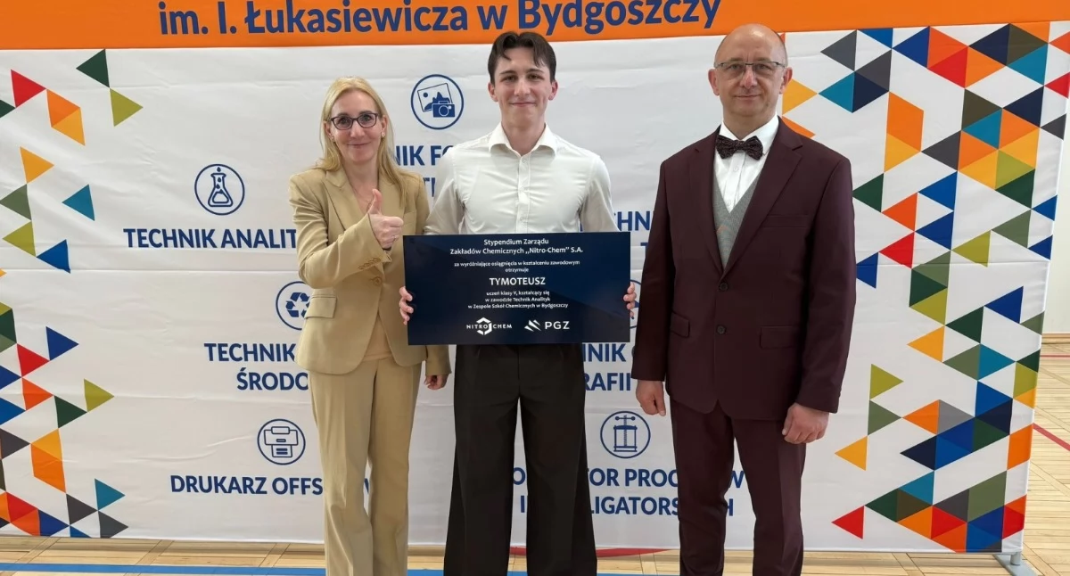 Stypendium Nitro-Chem w Bydgoszczy. 3 000 zł dla technika