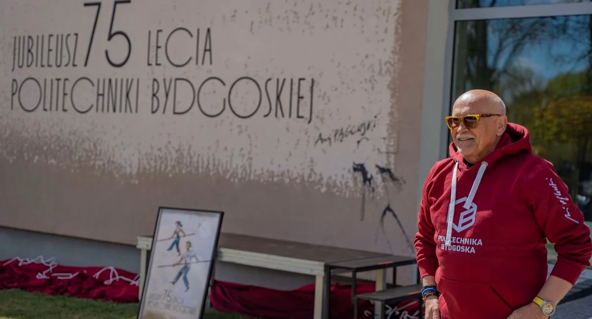 75-lecie Politechniki Bydgoskiej. Mural w Fordonie odsłonięty