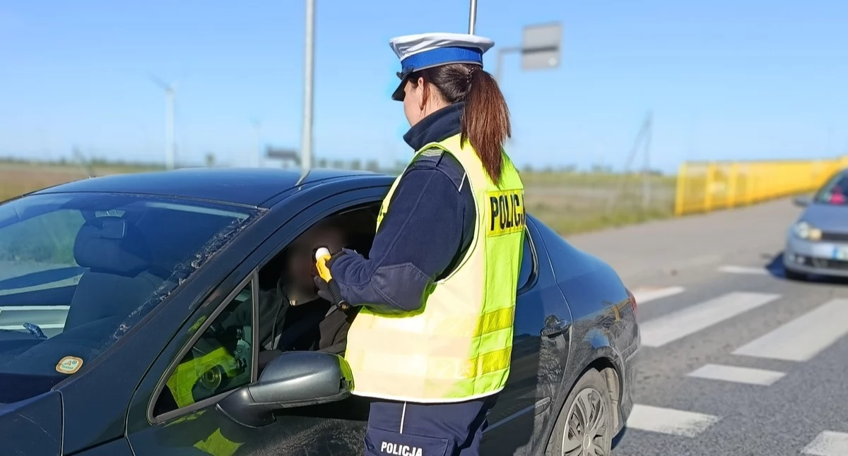 Trzeźwa S-5 między Żninem a Nakłem: 1540 kontroli rano