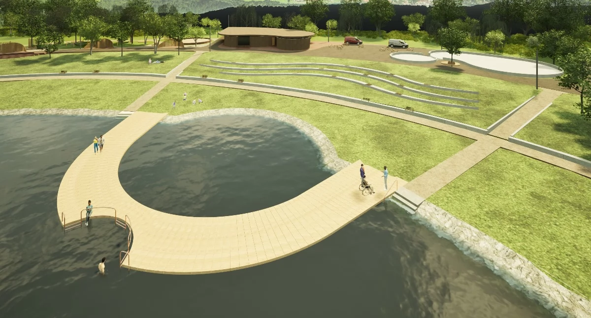 Park Centralny: pozwolenie na kąpielisko. Prace przed wakacjami