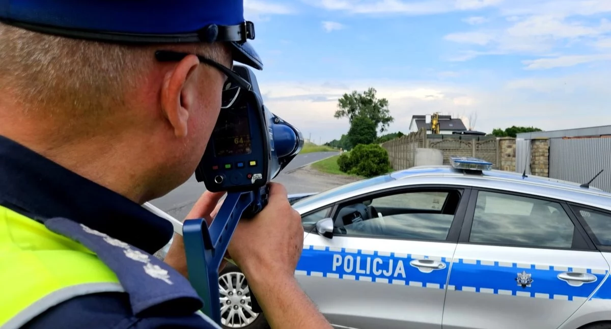 DW254 w Nowym Dąbiu: 128 km/h i 5000 zł mandatu