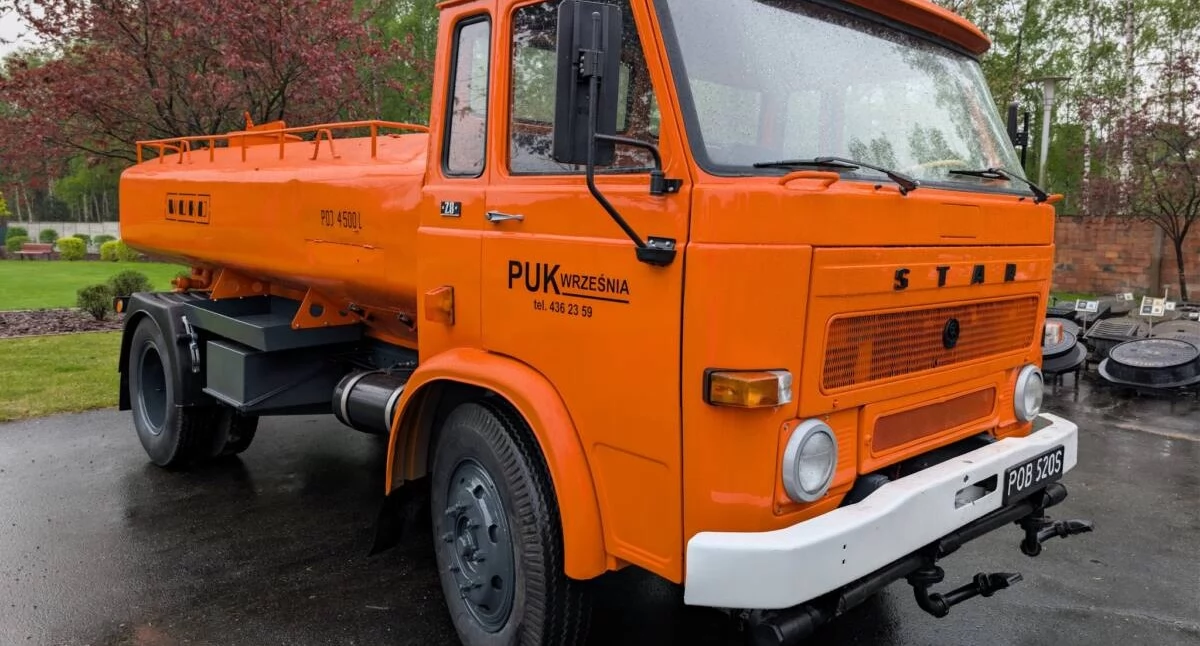 STAR z 1984 w Muzeum Wodociągów Bydgoszczy. Przyjechał 12 maja