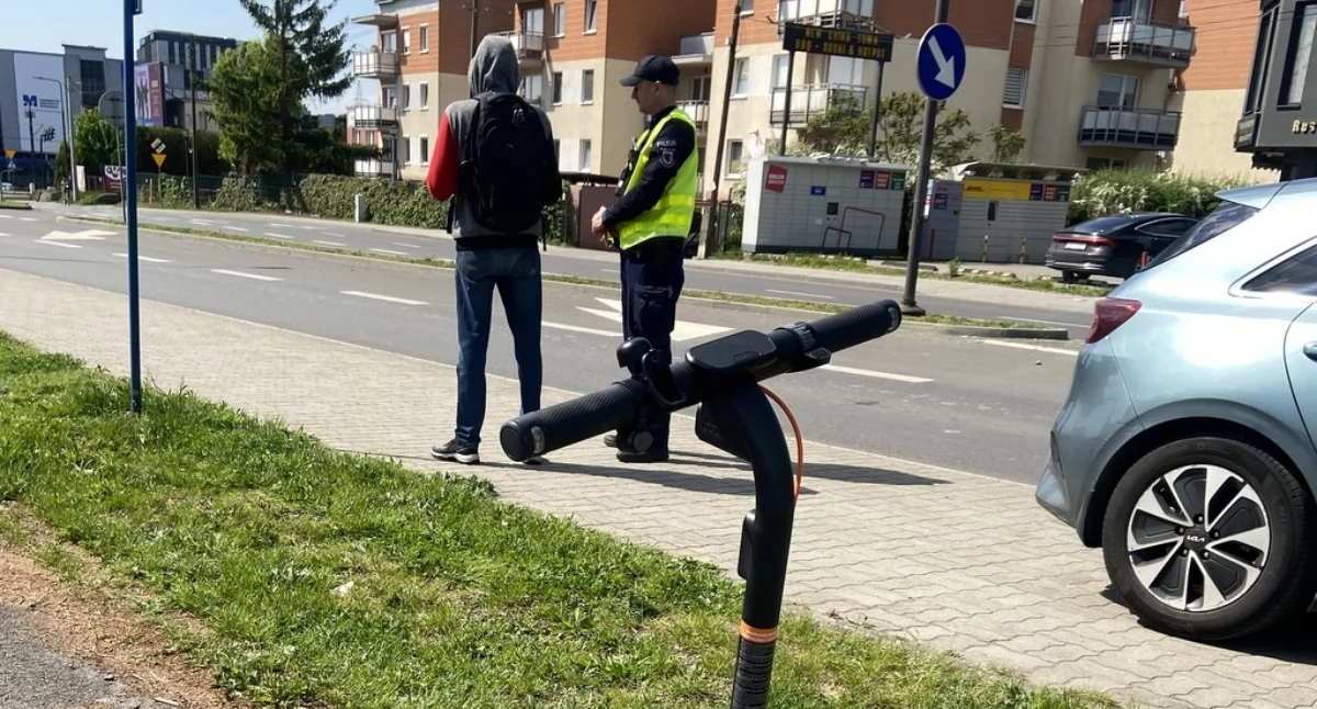 Bydgoszcz: kontrole hulajnóg, 24 wykroczenia i 2,5 promila