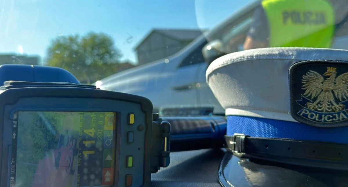 Łąkie: 114 km/h w zabudowanym. 3 miesiące bez prawa jazdy