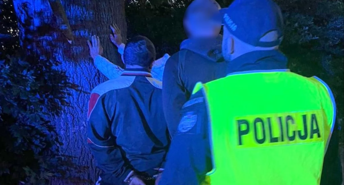 Pogoń w powiecie świeckim. 35-latek, 2 promile i ford w rowie