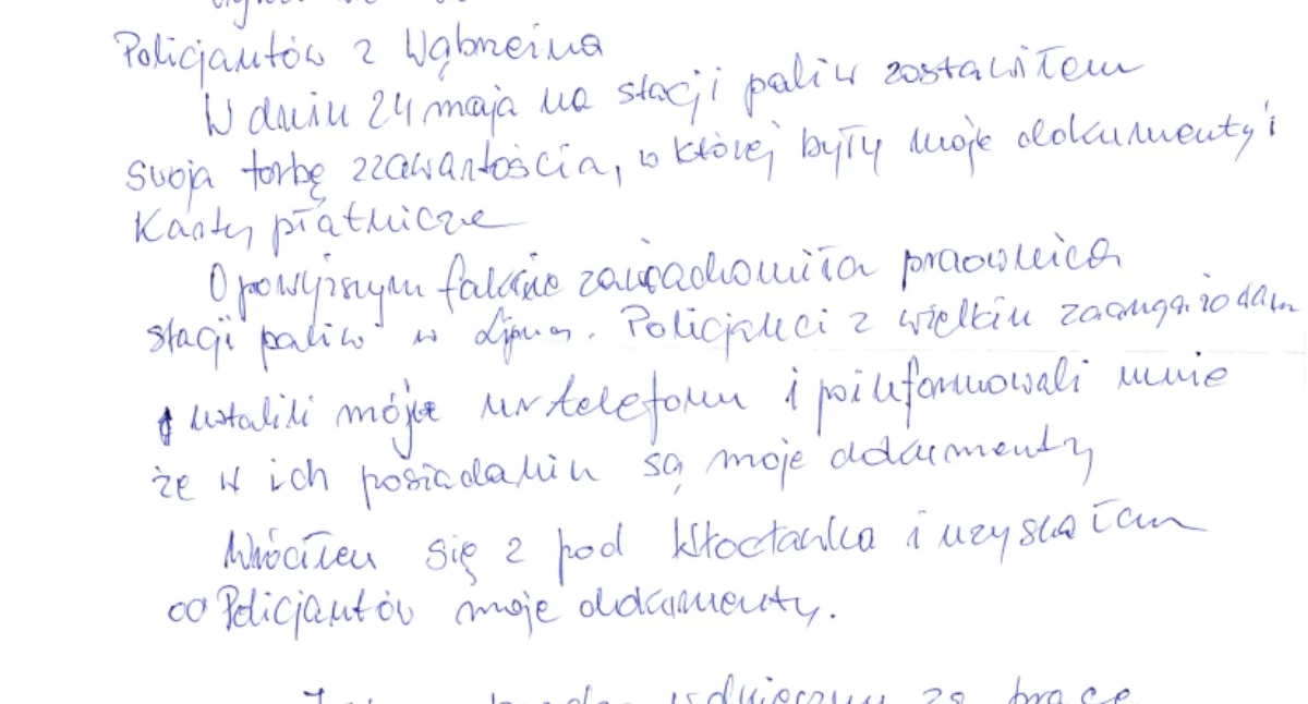 Wąbrzeźno: patrol znalazł właściciela torby ze stacji