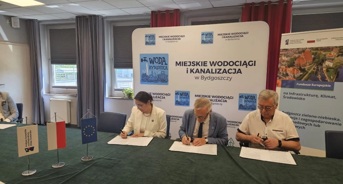 Dziś trzy kontrakty MWiK na retencję w Bydgoszczy