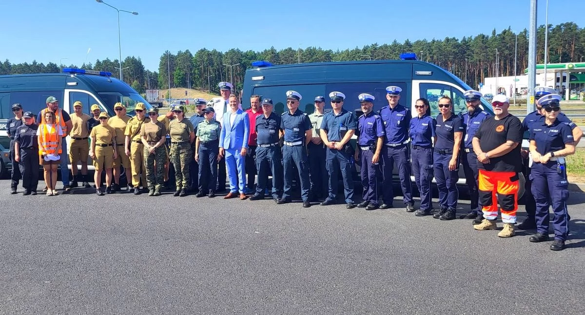 Kontrole autokarów na A1. MOP Otłoczyn, 27 czerwca