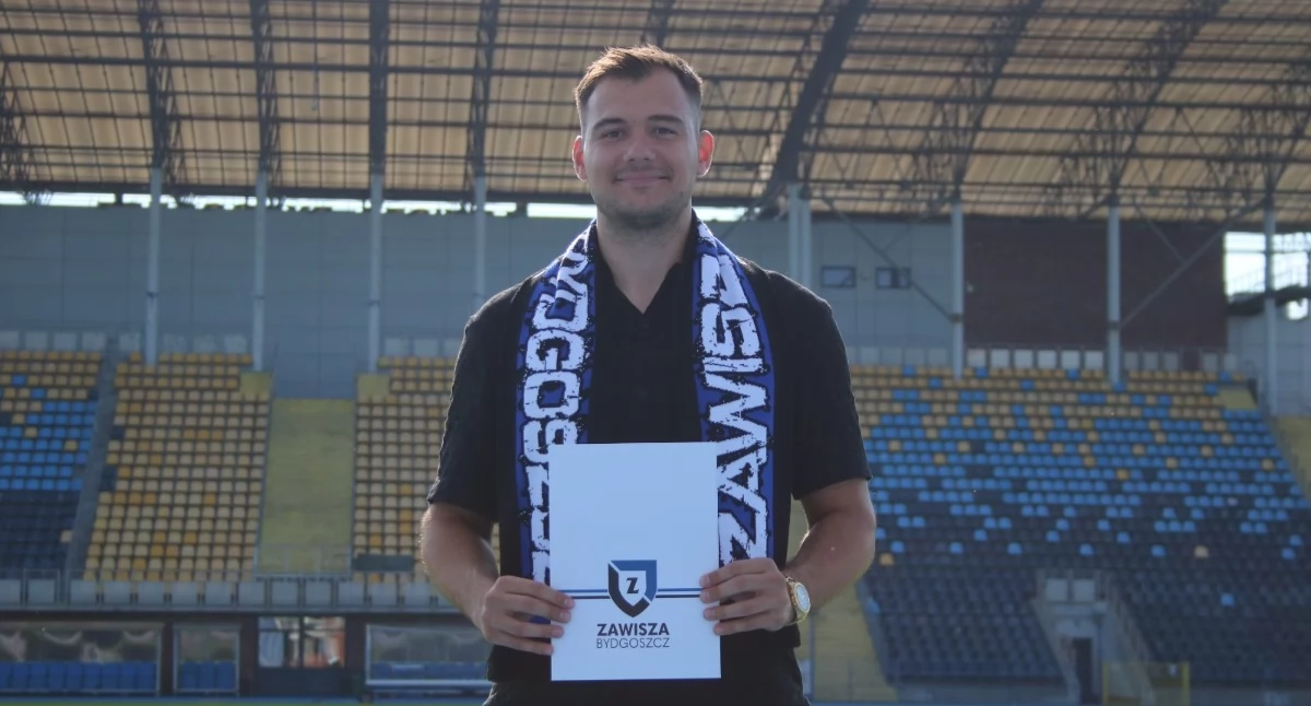 Zawisza Bydgoszcz ma nowego napastnika. Maciej Mas