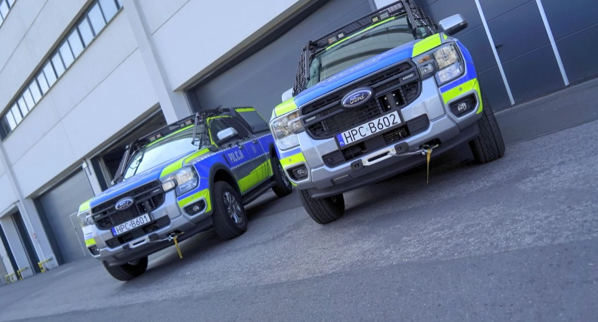 Dwa Fordy Ranger dla OPP w Bydgoszczy. Pick-upy 4x4 już w służbie