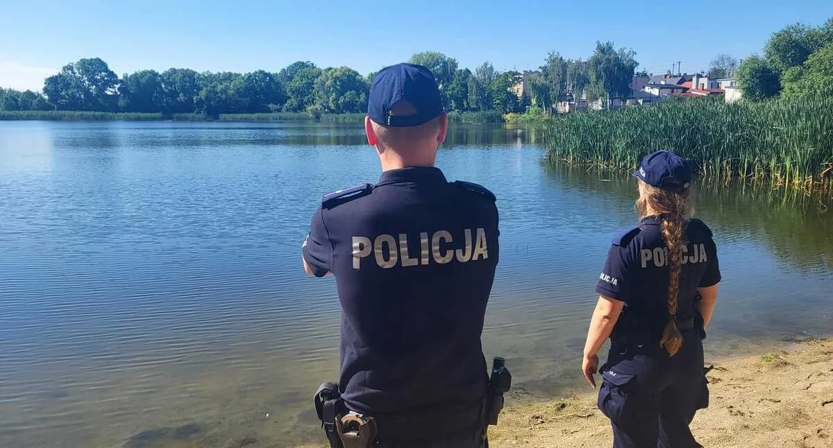 Policja sprawdza kąpieliska w Aleksandrowie Kujawskim