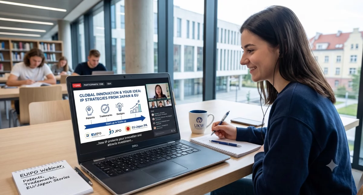 Webinarium EUIPO dla studentów z Bydgoszczy, 27 sierpnia
