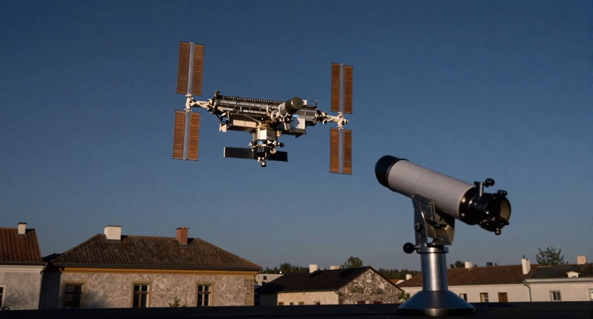ISS nad Polską w sobotę: najlepszy przelot o 23:50