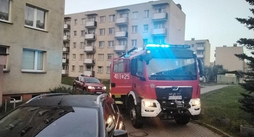 Co spowodowało dzisiejszą poranną akcję straży pożarnej na Książąt Pomorskich?