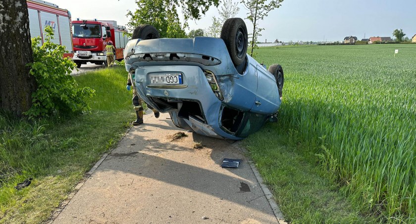 Dachowanie osobówki na trasie Chojnice - Lichnowy NOWE FAKTY
