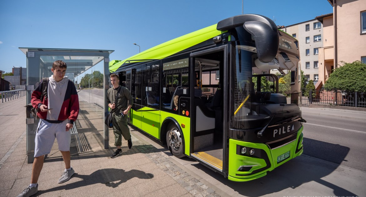 Elektryczny autobus jeździł po Chojnicach (FOTO)