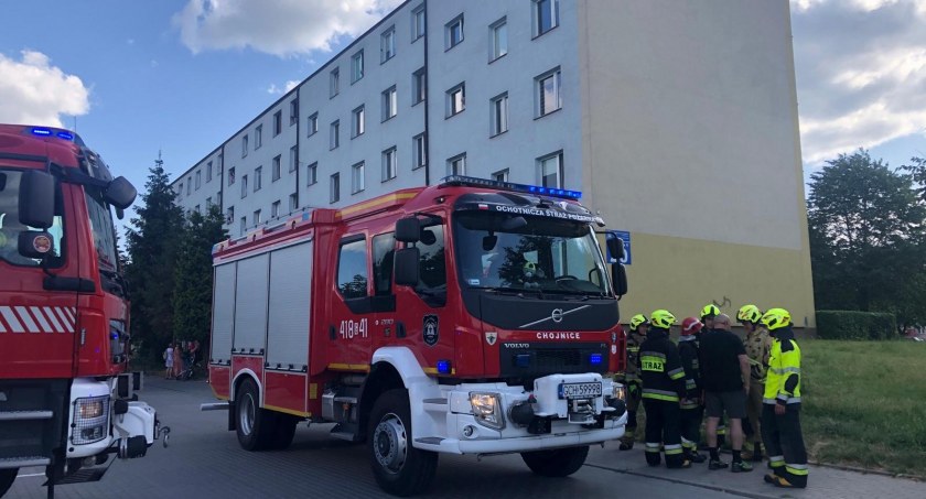 To nie był pożar. Śmigłowiec był już w drodze