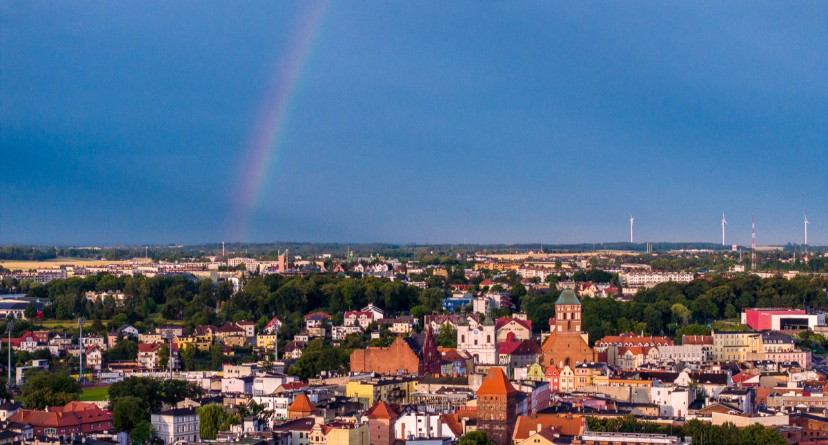 Tęcza nad Chojnicami (FOTOGALERIA) 
