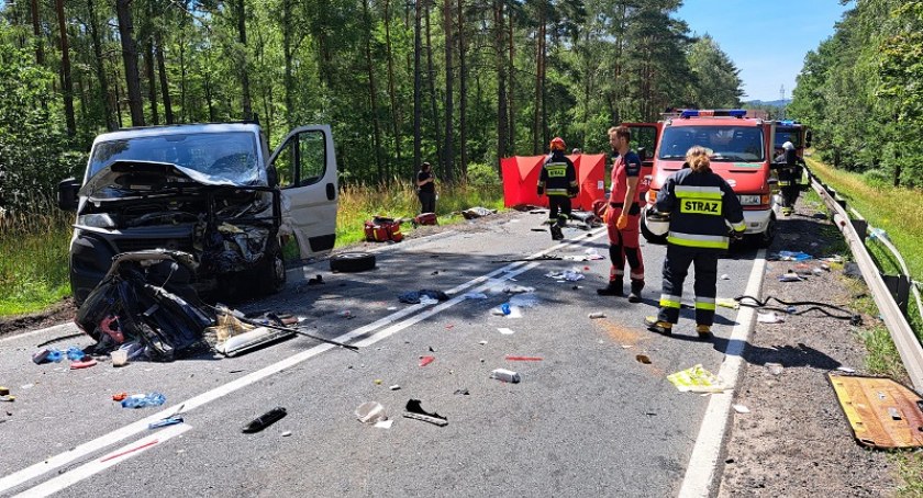 89-letni kierowca osobówki zginął na miejscu. Szczegóły wypadku w Gwieździnie