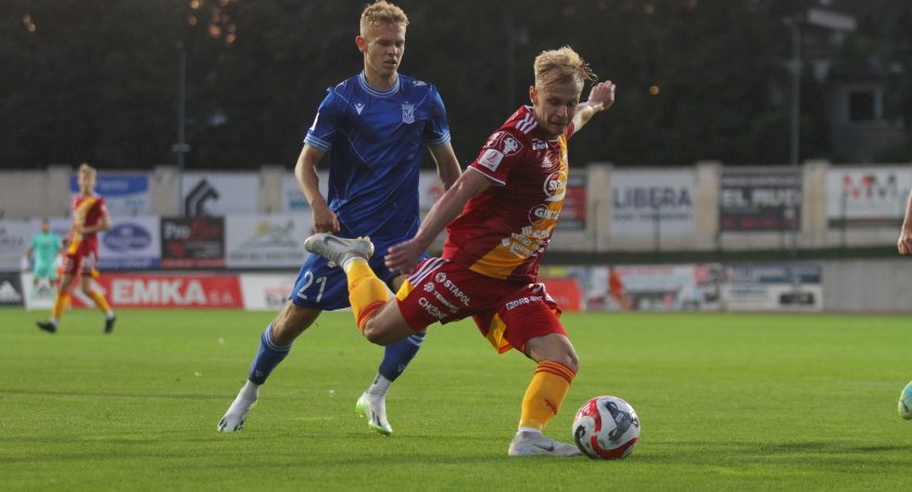 Zwycięska główka Piotra Giela. Chojniczanka wygrała 1:0 z rezerwami Lecha Poznań