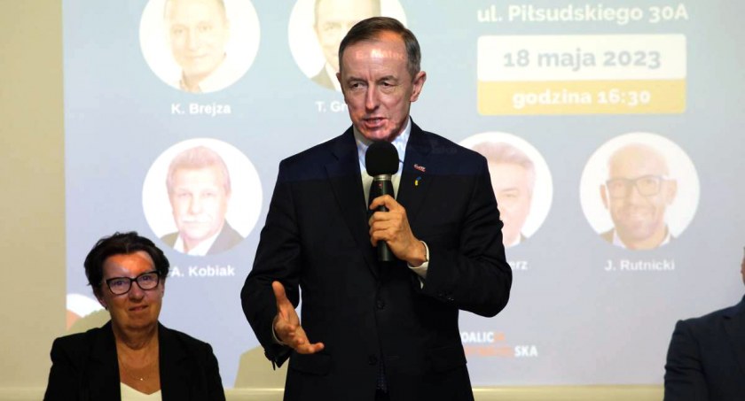 Marszałek Grodzki przyjeżdża do Chojnic