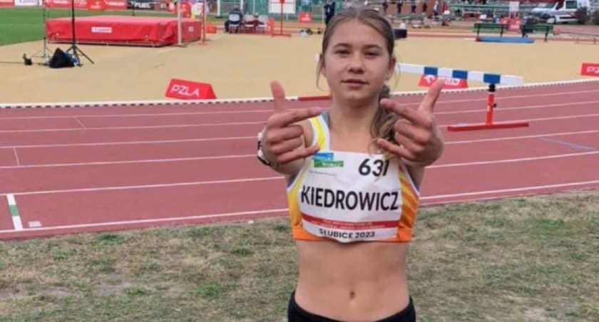 Nadia Kiedrowicz z dziewiątym wynikiem w kraju