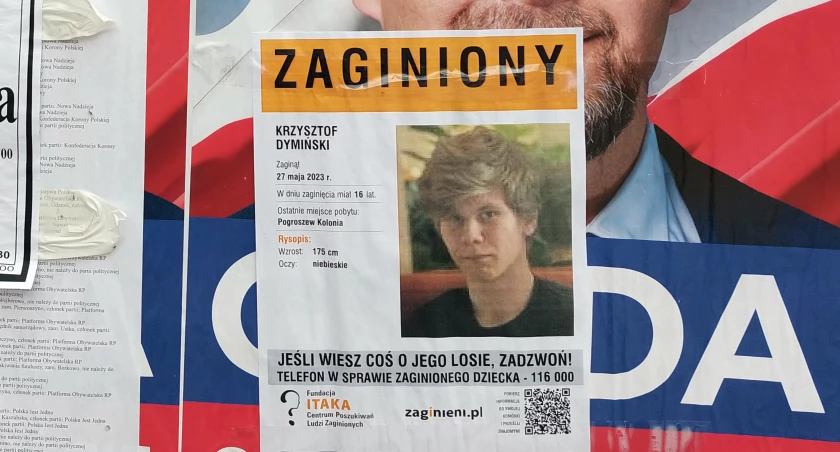 W Chojnicach pojawiły się plakaty w sprawie najgłośniejszego ostatnio zaginięcia