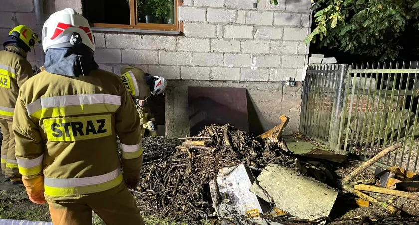 Sezon grzewczy rozpoczęty. Jest pierwszy pożar