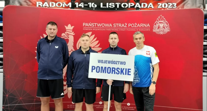 Chojnice mają medal Mistrzostw Polski Strażaków w tenisie stołowym!
