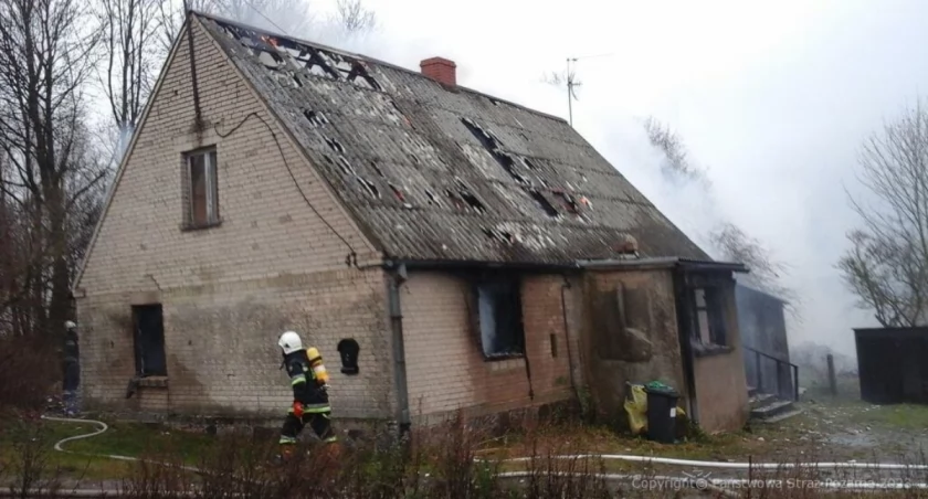 Kolejny pożar w regionie. Spalił się dom w Zapędowie